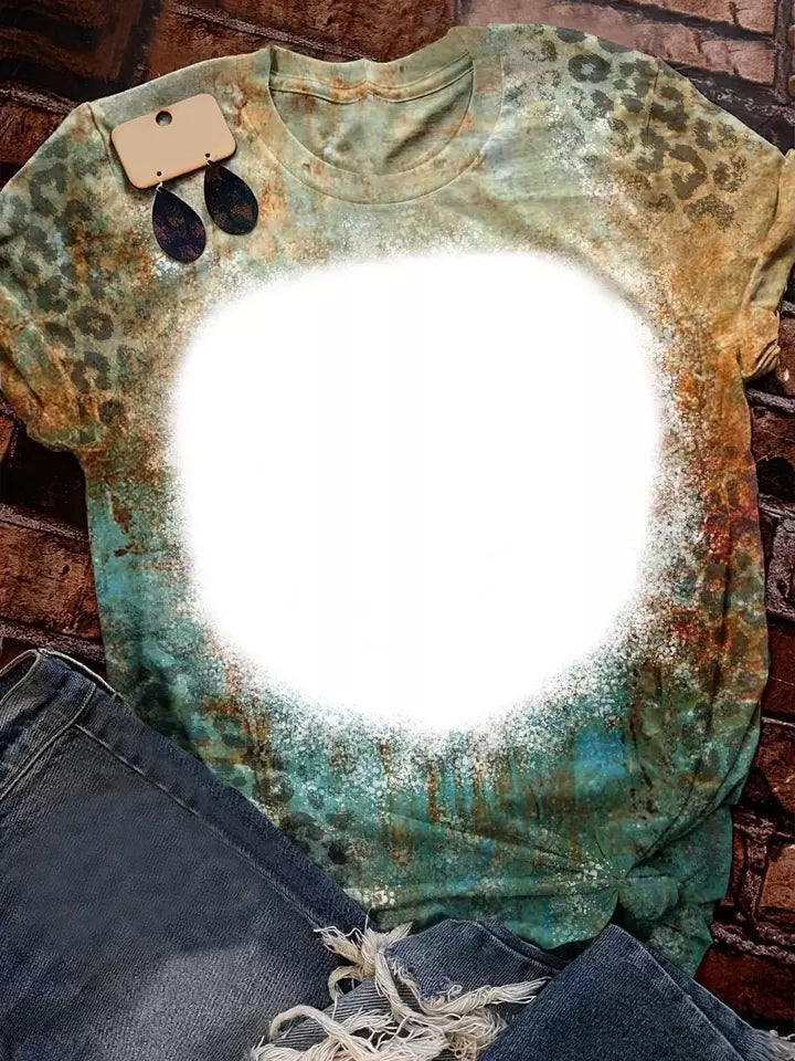Distressed Leopard Sub Shirt
